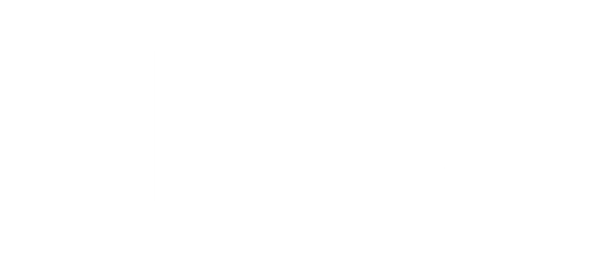 dior white text